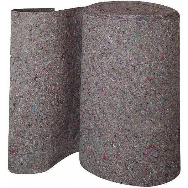 Spilltech Sorbents, 26 1/2 gal, 19 in x 100 ft, Universal, Multicolor, Acrylic Fibers, Polyester - RRUG18H