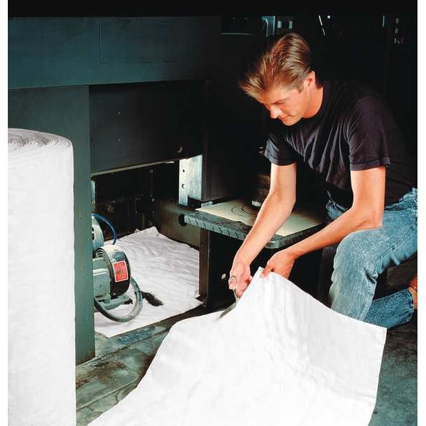 Streetfyter Sorbents, 54 gal, 32 in x 150 ft, Oil, White, Polypropylene - SFO-90BX