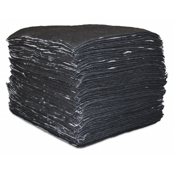 Fiberlink Absorbent Pad, Recycled, HW, Oil Only, PK100 - RPPUB12
