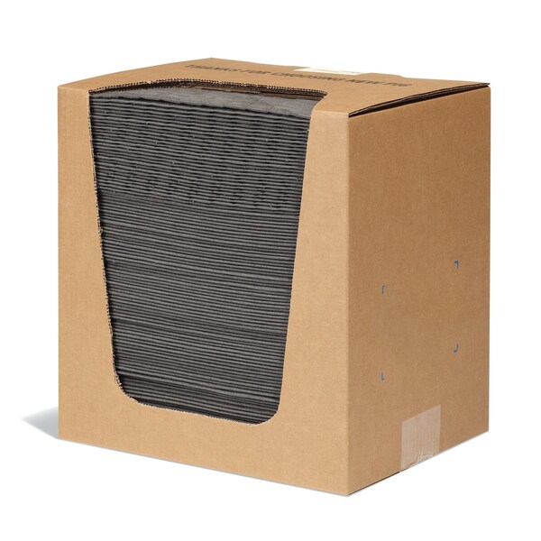 Pig Packaging Absorbent Sheet, Heavyweight, 15.5in W x 20in L, 50 pads per bag, 100PK - PKG005