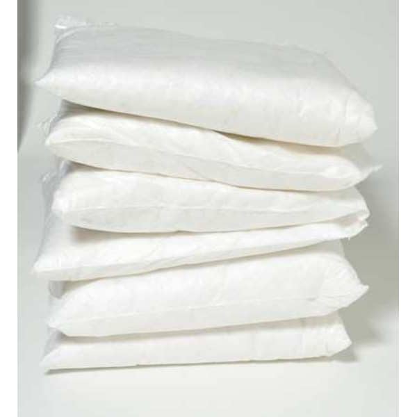 Spilfyter Sorbents, 39 gal, 18 in x 18 in, Non Aggressive, White, Polypropylene - 150120