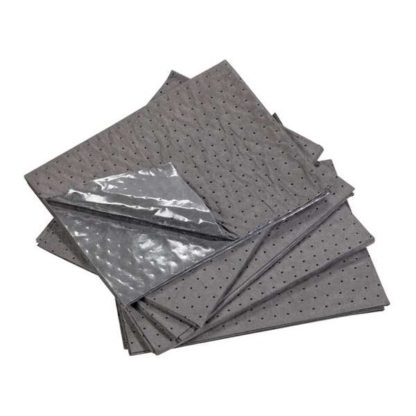 Pig Sorbents, 15 gal, 31 in x 40 in, Bodily Fluids, Gray, Polypropylene - HC102