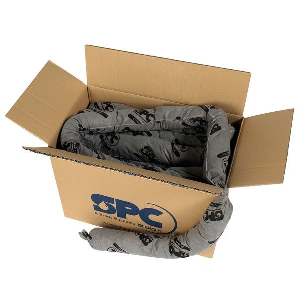 Brady Sorbents, 30 gal, 3 in x 48 in, Universal, Gray, Polypropylene - AW430