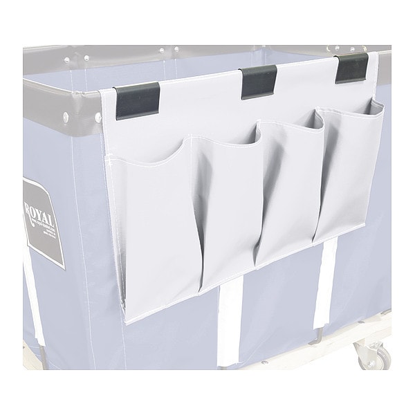 Royal Basket Trucks Janitorial Organizer, White - R00-WWX-JSN