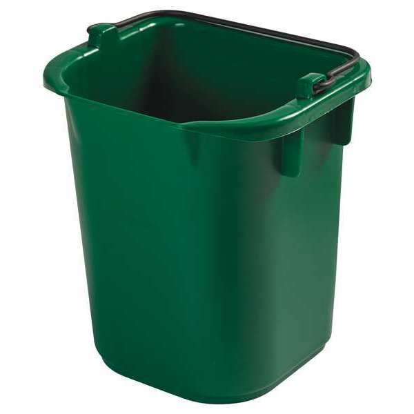 Rubbermaid Commercial Disinfecting Pail, 5 qt, Green - 1857377