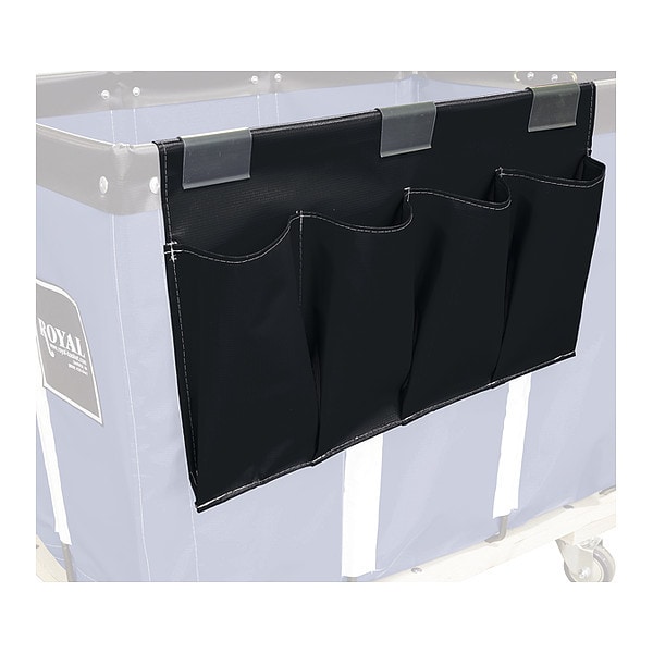 Royal Basket Trucks Janitorial Organizer, Black - R00-KKX-JSN