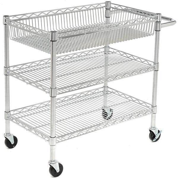 Luxor Luxor; Heavy Duty Wire Transport Cart - 30x18x30 - LICWT2918