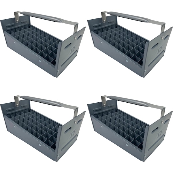 American Built Pro Nipple Caddy, 1 in Nipples  Polyethylene , 50 pc Capacity, 4PK - T1010 P4