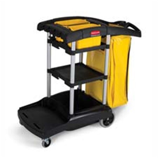 Eat-In Cleaning Cart- High Cap- 4 Casters- 21-.75in.x49-.75in.x38-3-10in. - EA1620232