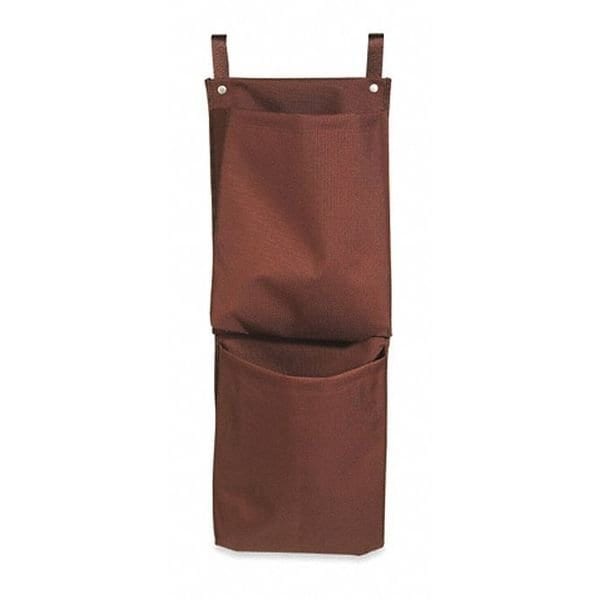 Hospitality 1 Source Caddy Bag, 2 Pocket, 12in X 35in, Brown, 6PK - CB2BR