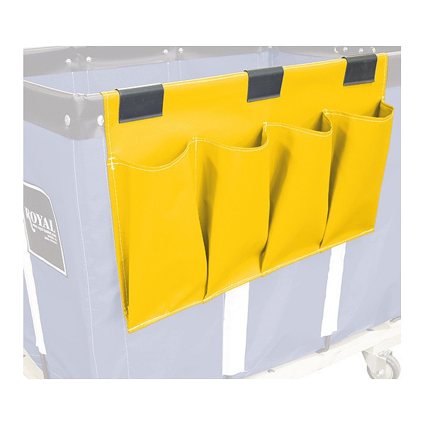 Royal Basket Trucks Janitorial Organizer, Yellow - R00-YYX-JSN
