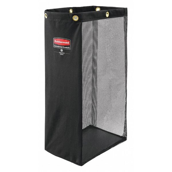 Rubbermaid Commercial Hk Cart, Side Load Mesh Linen Bag, Blk - 1966889