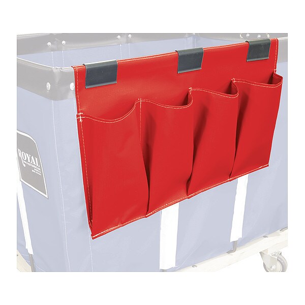 Royal Basket Trucks Janitorial Organizer, Red - R00-RRX-JSN
