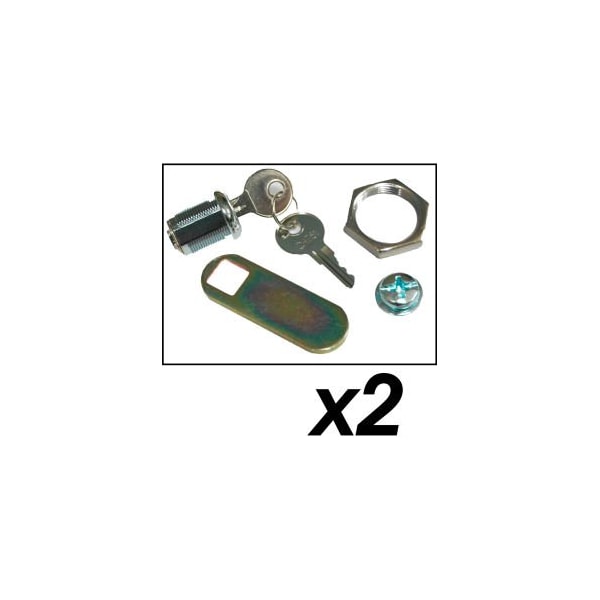 Specialmade Goods And Services Rubbermaid Lock Assembly w/Keys for Rubbermaid Hygen Microfiber Cleaning Cart - FG9T73M20000