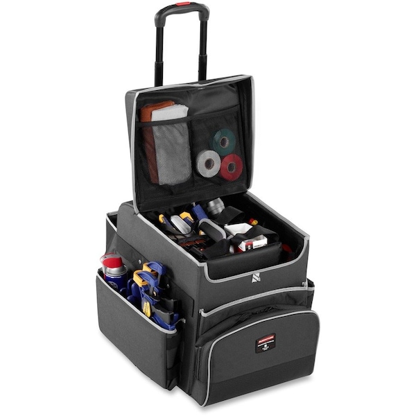 Rubbermaid Commercial Executive Quick Cart, Small, 16-1/2"x14-3/10"x25", DGY - RCP1902467