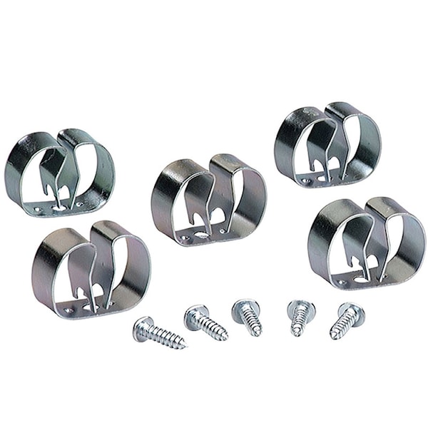 Crawford Crawford Zinc-Plated Silver Steel Grip Clip For 5-3/4 3 pk - 13202