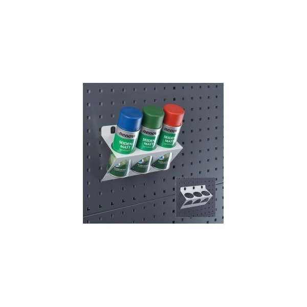 Bott Ltd Bott 14021055.16 3 Position Aerosol Can Holder For Perfo Panels, 9" Wide - 14021055.16