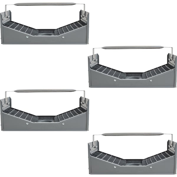 American Built Pro Nipple Caddy, 12 in Nipples  Polyethylene , 77 pc Capacity, 4PK - T1005 P4