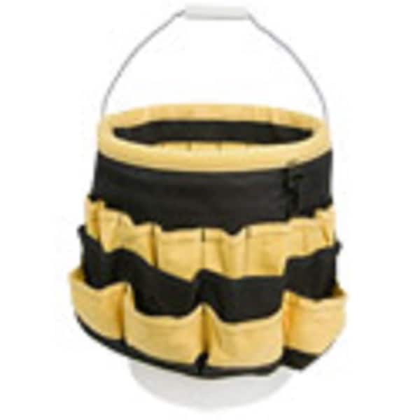 Custom Leathercraft CLC 3.25 in. W X 13 in. H Polyester Bucket Organizer 61 pocket Black 1 pc - 4122