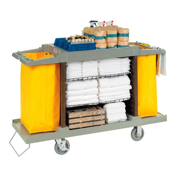 Global Industrial Hotel Cart, Housekeeping Cart - 603575