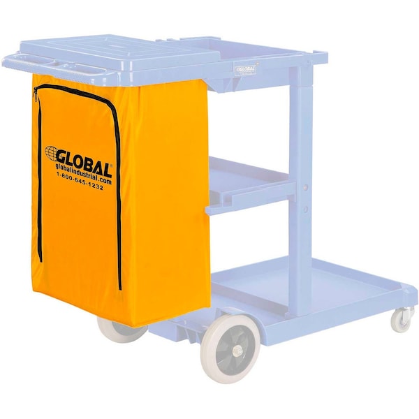 Global Industrial Replacement Vinyl Bag for Janitorial Cart - 237156