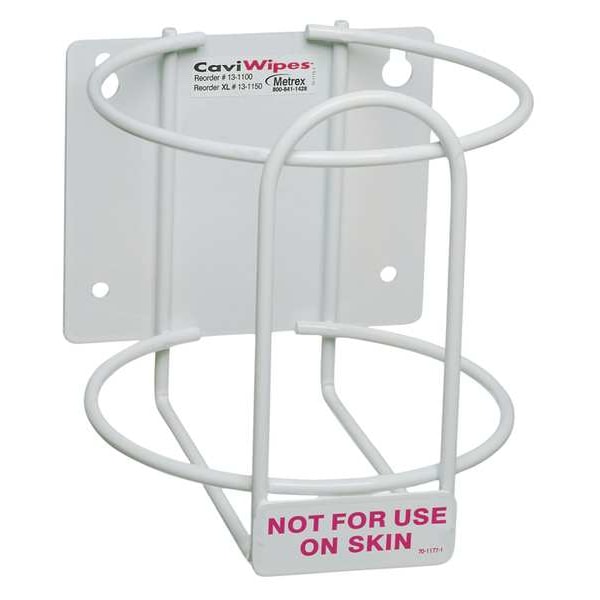 Caviwipes Wall Bracket, White, Metal, Holds Caviwipes - 13-1175