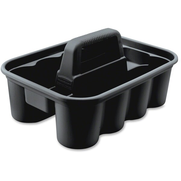 Rubbermaid Commercial Carry Caddy, Heavy-duty, 15"x10-9/10"x7-2/5", Black - RCP315488BLA