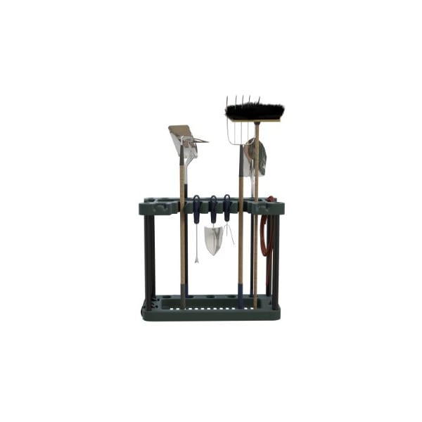 Fleming Supply Fleming Supply Garden Storage Stand, Holds and Organizes 40 Outdoor Tools, Shovels, Rakes, Brooms - 715857RXA