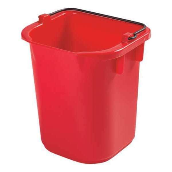 Rubbermaid Commercial Disinfecting Pail, 5 qt, Red - 1857375