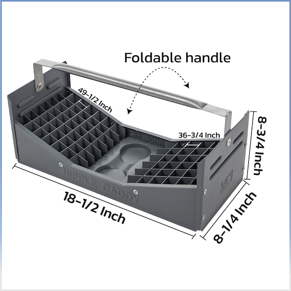 American Built Pro Nipple Caddy, 34 in  12 in Nipple Size Combo - T1057 P1