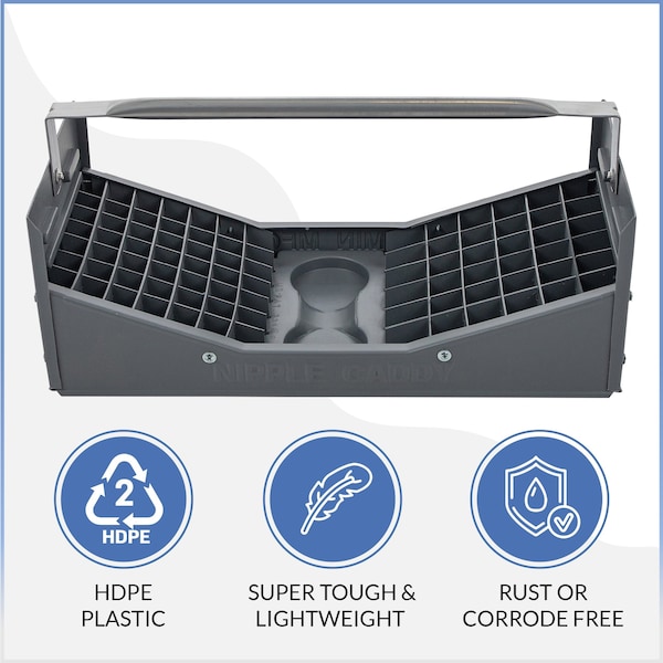 American Built Pro Nipple Caddy, 34 in  12 in Nipple Size Combo - T1057 P1