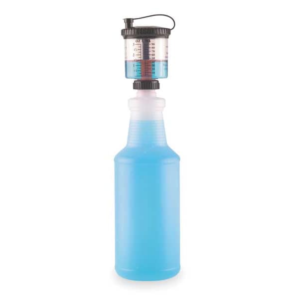 Tolco Chemical Mixing Dispenser Bottle, 13 in H, 2 1/2 in W, 2 1/2 in D - 200309T