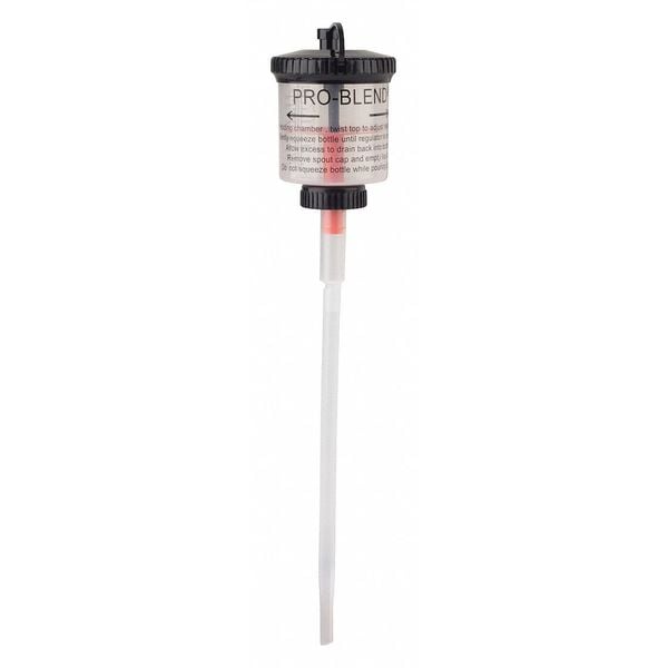 Tolco Chemical Mixing Dispenser Bottle, 13 in H, 2 1/2 in W, 2 1/2 in D - 200309T