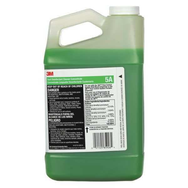 3M Disinfectant Cleaner Concentrate, 64 oz. Bottle, Pleasant - 5A