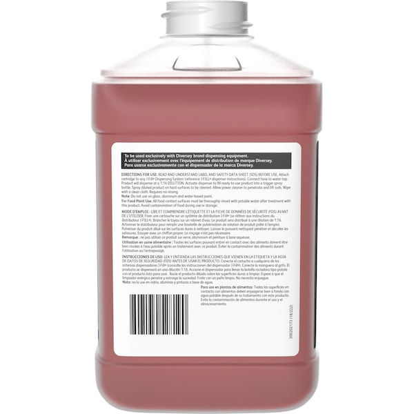 Diversey Butyl All Purpose Cleaner, 2.5L Bottle, 2 PK - 95892221