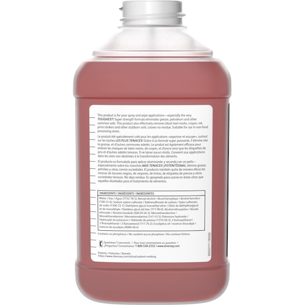 Diversey Butyl All Purpose Cleaner, 2.5L Bottle, 2 PK - 95892221
