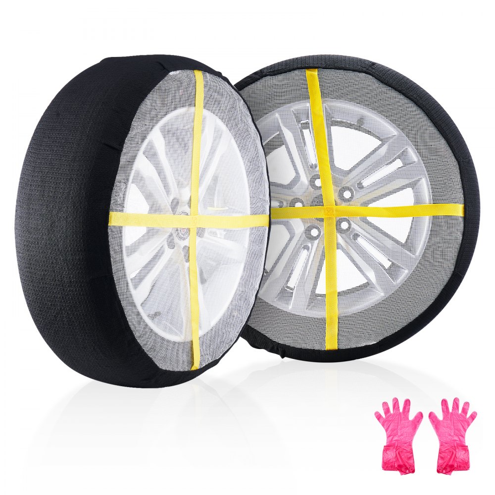 VEVOR Thickened Snow Socks for Tires Full Coverage Snow Traction Tire Cover - XDLXWQBXWQBOWS2W4V0