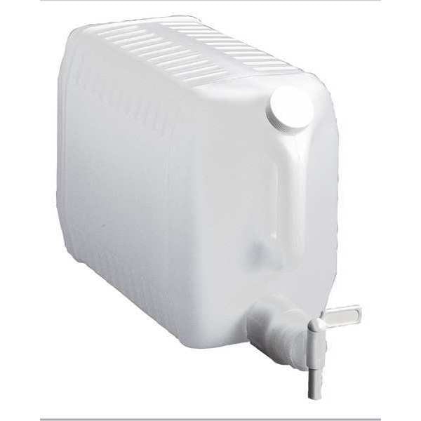 Zoro Select Dispenser with Faucet, 2.5G, HDPE, Natural - 180146