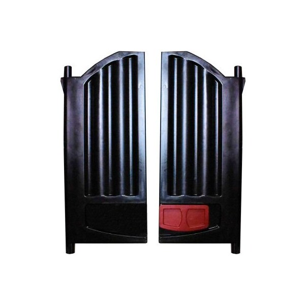 Specialmade Goods And Services Rubbermaid Doors With Latch for Mega Brute Waste Collector, Black - - FG9W71L6BLA