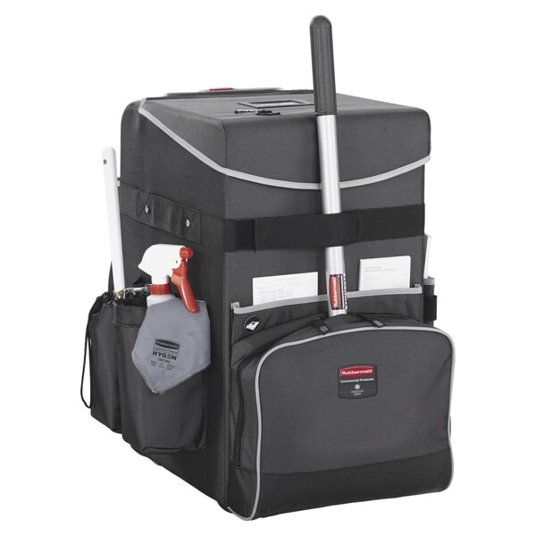 School Specialty 16.5 x 14.37 x 25 in. Large Executive Quick Cart, Dark Gray - 1537646