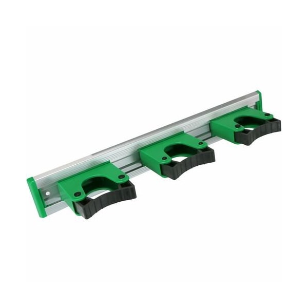 Unger Tool Holder, Rubber Grip, 14inL, 3 Holders, SR/GN/BK - UNGHO350CT