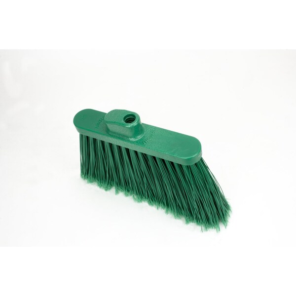 Carlisle Foodservice Med-Duty Angle Broom Head, 12", Grn, PK12 - 36867EC09