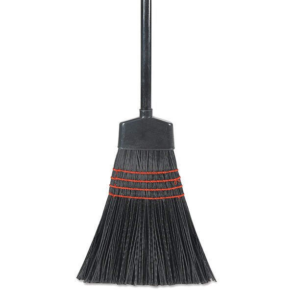 Boardwalk Broom, Plastic/Wood, 54" L, PK12 - BWK916P