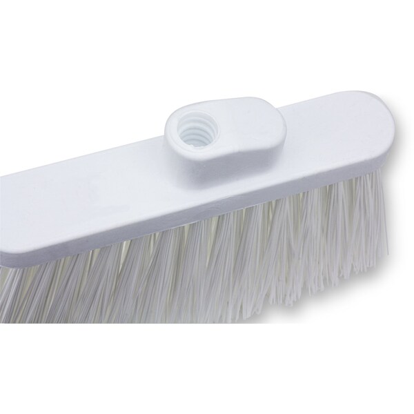 Carlisle Foodservice Hvy-Duty Angle Broom Head, 12", Wht, PK12 - 36868EC02