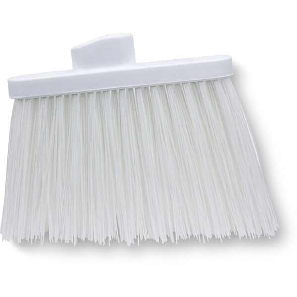 Carlisle Foodservice Hvy-Duty Angle Broom Head, 12", Wht, PK12 - 36868EC02