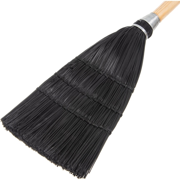 Carlisle Foodservice Toy/Lobby Broom, 40", 8 lb., Blk, PK12 - 4168303