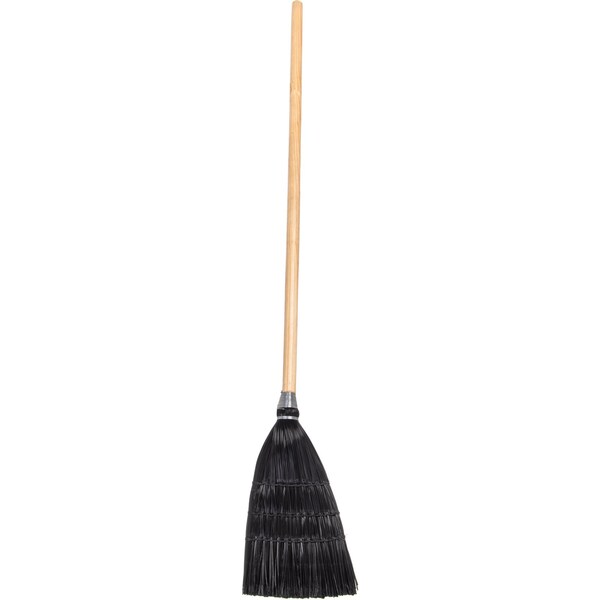 Carlisle Foodservice Toy/Lobby Broom, 40", 8 lb., Blk, PK12 - 4168303