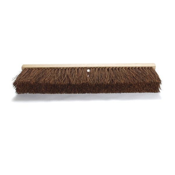 Malish Broom Head, Palmyra, Brown, 4 in L Bristles - 020418