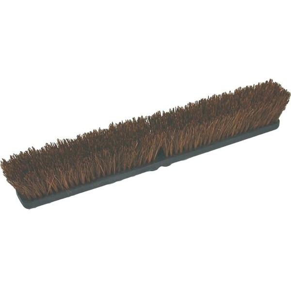 Birdwell Broom Head, Threaded, 3 in L Trim, Synthetic Blend Fiber Bristle, Black - 2024-12