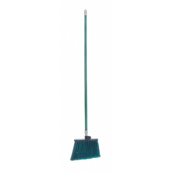 Carlisle Foodservice Angle Broom Flagged Bristl, 56", Grn, PK12 - 41082EC09